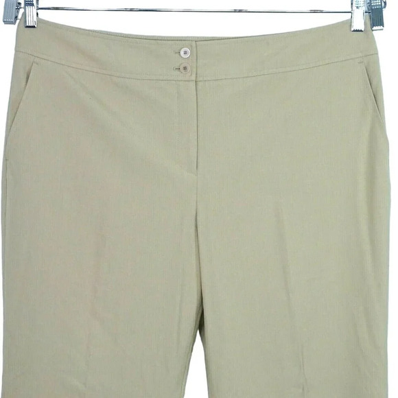Talbots Stretch Pants Trousers Women Size 18 Tan - Picture 2 of 7